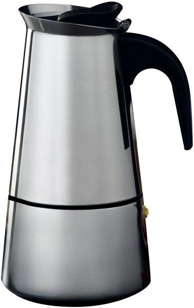 Espressokocher aus hochwertigem Edelstahl, Induktionsgeeignet 300 ml