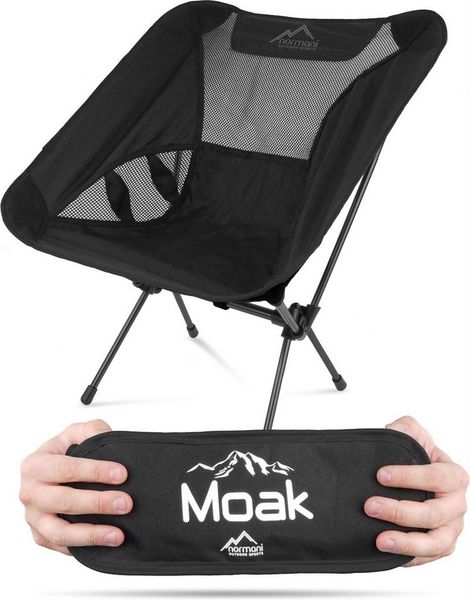 normani Campingstuhl Ultraleichter Campingstuhl Moak, Campingstuhl Angelstuhl - Gartenstuhl bis zu 135 kg