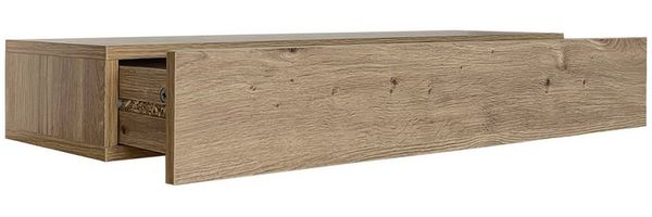 HTI-Living Wandregal mit Schublade 80 cm Artisaneiche, 1 Stück 1-tlg. Bild 3