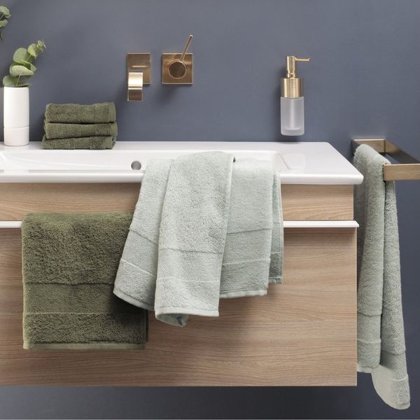 Villeroy & Boch Handtuch 2 Stück Villeroy & Boch Gästetücher One 2550-339 Sand 30x50, Walkfrottier (Spar-Set, 2-St), 100% Baumwolle