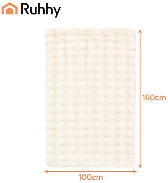 Wohndecke Kuscheldecke 160×100 cm, Ruhhy, Ideal als Sofa-, Bett- oder Sesseldecke sowie als dekorativer Überwurf