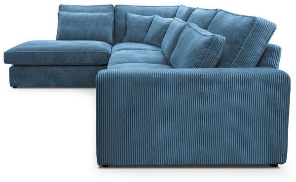 Beautysofa Ecksofa mit dekorativen Kissen PARMA, im modernes Design, klassische Polsterecke inklusive Wellenfedern Bild 2