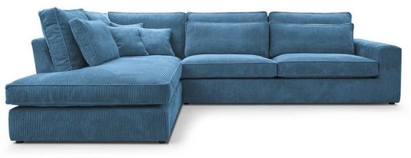 Beautysofa Ecksofa mit dekorativen Kissen PARMA, im modernes Design, klassische Polsterecke inklusive Wellenfedern Bild 4