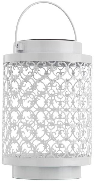 LED Solarleuchte, weiß, orientalisch, H 18 cm