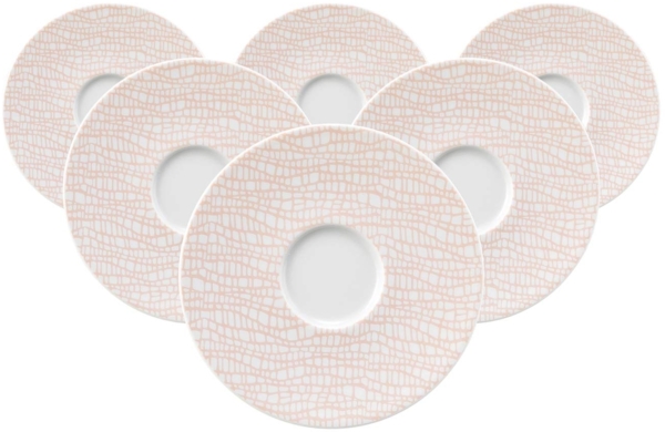 Seltmann Weiden Life Fashion Untertasse ø 13,5 cm 6er Set - Posh Rose