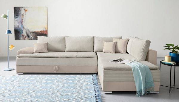 INOSIGN Ecksofa Night & Day L-Form mit Dauer-Schlaffunktion mit Armlehne, 6380334563803345
