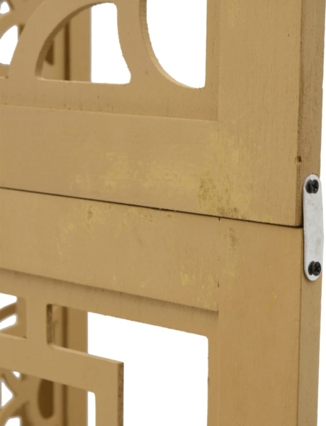 vidaXL 3-tlg. Raumteiler Braun Massivholz Paulownia 358864 Bild 6