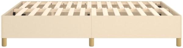 vidaXL Boxspringbettgestell Creme 140x200 cm Stoff 3120966 Bild 7