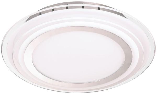 LED Deckenleuchte, Glas, Chrom, 30 cm, NANCY