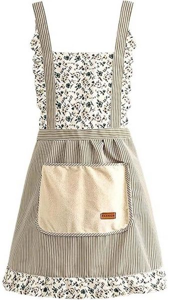 Agger Kochschürze 1 Stück Schürze mit Taschen, Verstellbare Küchen Schürze