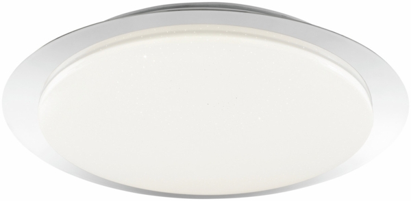 Brilliant LED Deckenleuchte Vittoria Ø 40 x 6,8 cm warmweiß-kaltweiß chrom-weiß