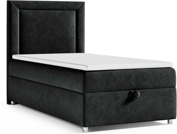 Best For Home Trinity K3 Einzelbett: Boxspringbett mit Bonnell-Federkern, Matratze und Stauraum