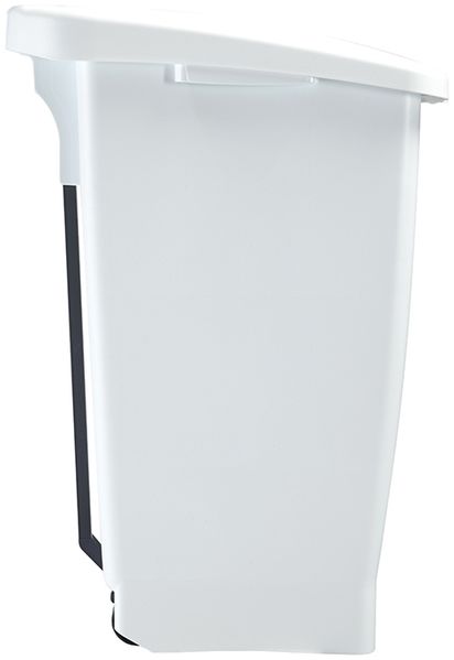 Rossignol 59837 Mobily - fahrbarer Abfallbehälter mit Fußpedal 60 Liter, Farbe Weiß Bild 4