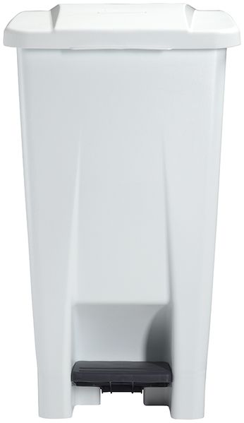 Rossignol 59837 Mobily - fahrbarer Abfallbehälter mit Fußpedal 60 Liter, Farbe Weiß Bild 3