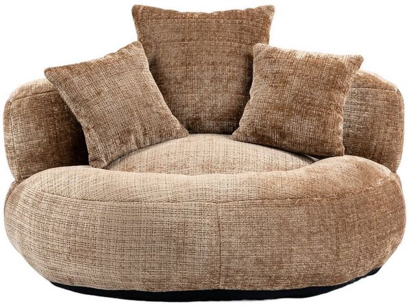 PXloue Schlafsofa Extrabreit Lazy Sofa Gaming Sofa Sitzsack Relaxsessel mit 3 Kissen, Couch für Erwachsene und Kinder, für Schlafzimmer und Büro