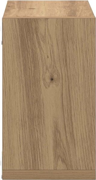 vidaXL Wandregale mit Regal 2 pcs Artisan-Eiche Holzwerkstoff 875178 Bild 7