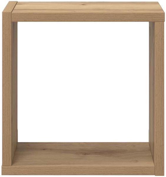 vidaXL Wandregale mit Regal 2 pcs Artisan-Eiche Holzwerkstoff 875178 Bild 6