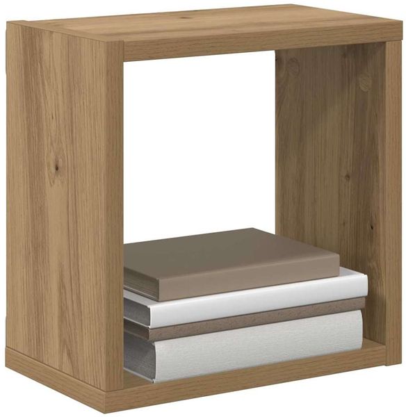 vidaXL Wandregale mit Regal 2 pcs Artisan-Eiche Holzwerkstoff 875178 Bild 3