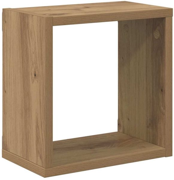 vidaXL Wandregale mit Regal 2 pcs Artisan-Eiche Holzwerkstoff 875178 Bild 5