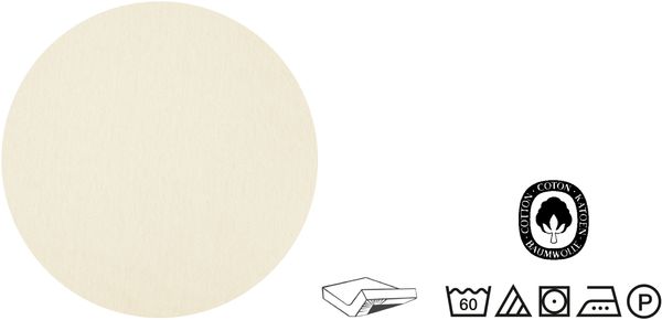 Castell Jersey-Stretch-Spannbetttuch, Natur, 1x 180x200 cm - 200x200 cm, 180x200 cm Bild 4