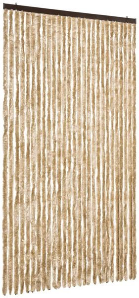 vidaXL Insektenschutz-Vorhang Beige 120x220 cm Chenille 315137 Bild 2