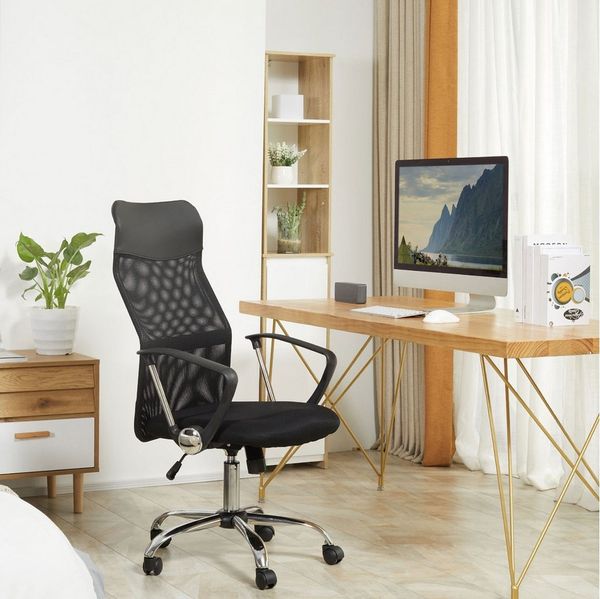 HOMCOM Schreibtischstuhl Bürostuhl ergonomisch