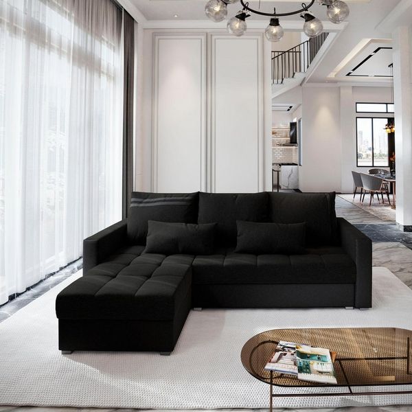 Masseno Ecksofa KOS PIK mit Schlaffunktion L-Form, Sofa mit Bettkasten
