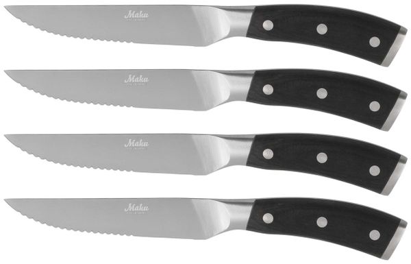 Maku Kitchen Life Maku Pakka Holz Steak/Pizzamesser 4St. 23 5cm