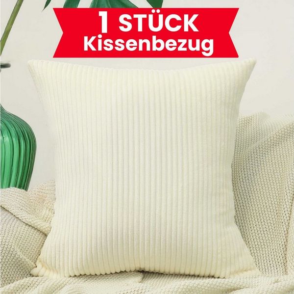 Amilian Kissenbezug - Kissenhülle - Zierkissenbezug - Kopfkissenbezug, (1 Stück), 45x45 cm, für Sofakissen, Dekokissen, Kissen, Zierkissen, Couchkissen