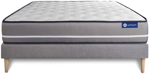 Actilatex pur matratze 160x200 cm + Bettgestell mit lattenrost - Dicke : 20cm - Latex und Memory-Schaum - H4 Bild 3