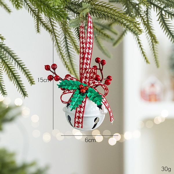 ABC Weihnachtsdekoration, für Weihnachten, weiß, Textil, 8 x 15 x 8 cm