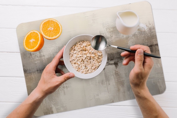 MuchoWow Platzset Moderne Kunst - Abstrakt - Beige, (6-St), Platzsets, Tischset, Abwaschbar, Tischsets, Platzdeckchen Bild 3