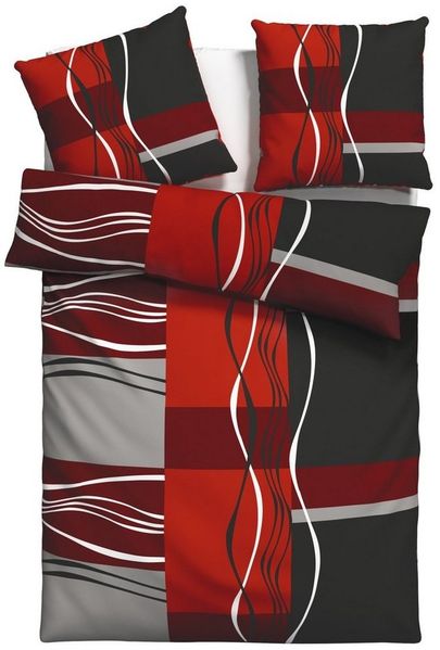 my home Bettwäsche Kelian, Polycotton recycelt, 2 teilig, in verschiedenen Qualitäten, gemusterte Bettwäsche