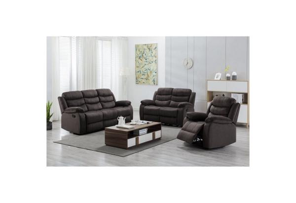 HTI-Living Polstergarnitur Sofagarnitur Kirwall, (Set, 3-tlg, 1x Sofa, 1x Zweisitzer, 1x Sessel), Couch Zweisitzer Sessel mit Fußstütze