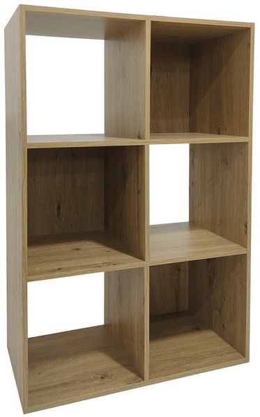 HTI-Line Bücherregal Regal Thekla 6090, Stück, Standregal Bücherregal Raumteiler 6 Regalfächer