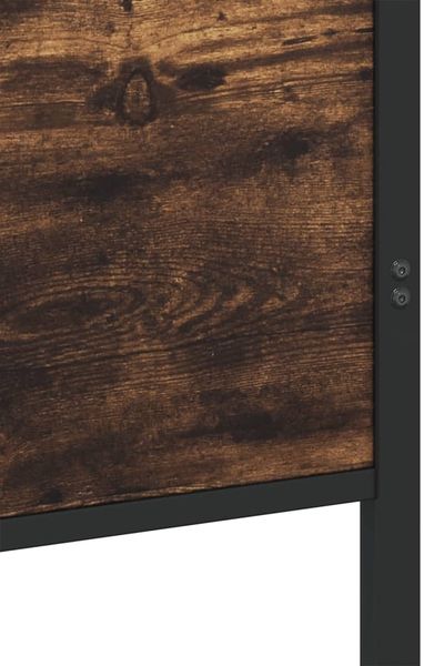 vidaXL Metallbett ohne Matratze Räuchereiche 80x200 cm 4007676 Bild 8