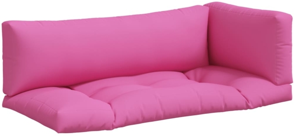 vidaXL Palettenkissen 3 Stk. Rosa Oxford-Gewebe 360964
