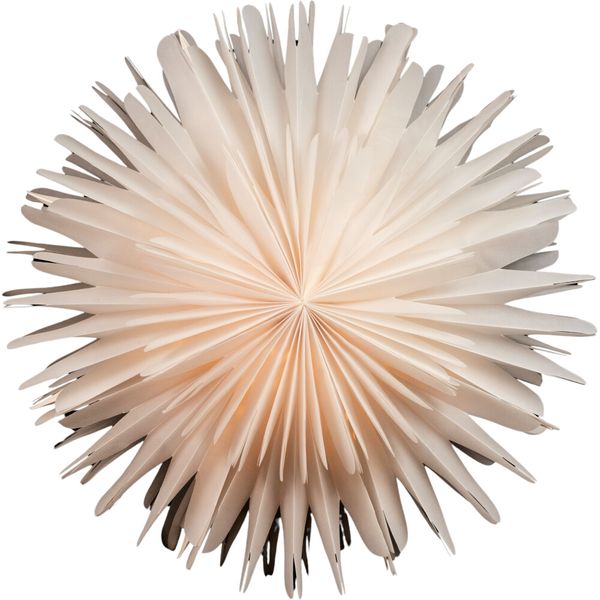 Papierstern 3D weiß 45 cm