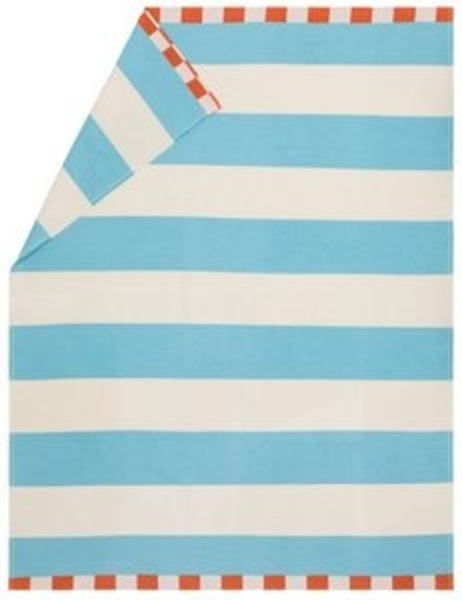 David Fussenegger Decke Luca Blockstreifen Hellblau (140x200 cm) 45572140 Bild 6