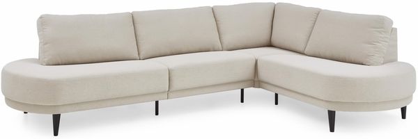 ATLANTIC home collection Ecksofa Ronny, BxTxH: 279 x 113 x 82 cm, Ecke wahlweise re/li montierbar