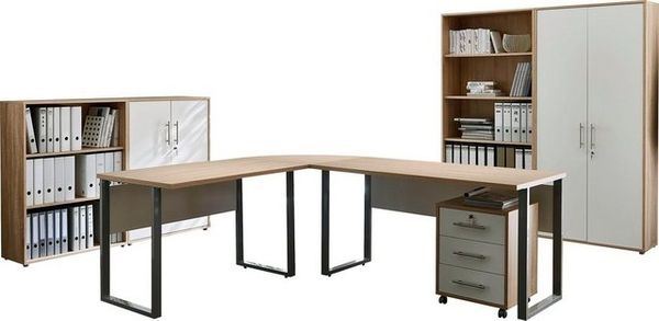 BMG Möbel Büromöbel-Set Tabor Office 1, (Set, 8-tlg) Bild 4