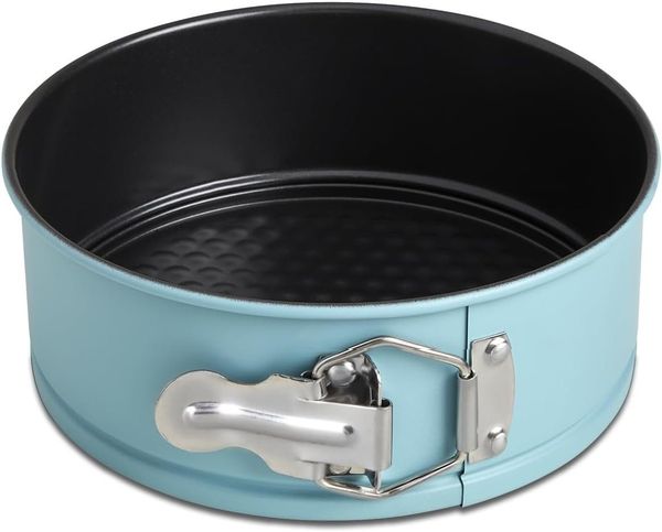 wenco premium Mini-Springform, Rund, Ø 18 cm, Antihaftbeschichtet, Kohlenstoffstahl, Mintgrün (Version 2022)