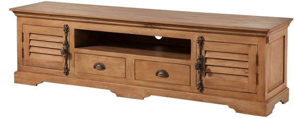 TV-Board Mango 200x45x55 beige geölt TOULOUSE #10