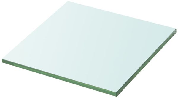 vidaXL Regalboden Glas Transparent 30x30 cm 243811