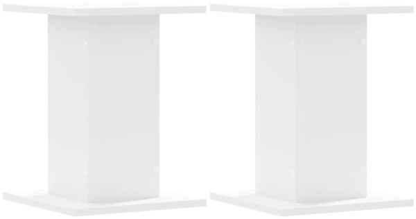 vidaXL Pflanzenständer 2 Stk. Weiß 30x30x40 cm Holzwerkstoff 3307846