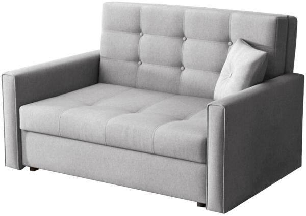 Mirjan24 'Victor Lux II' Sofa mit Schlaffunktion und Bettkasten, Tatum 279, grau