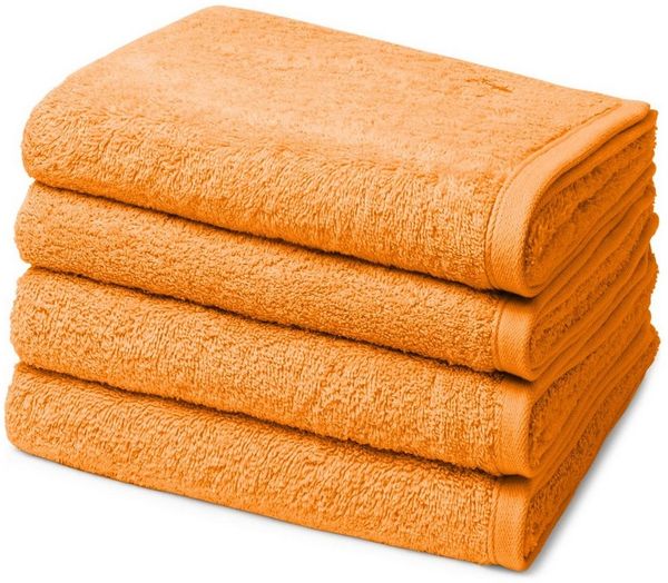 Ross Vita 4 tlg. Frottier-Set - 4 X Handtuch (50 X 100cm) - 520 g/m2 - Pfirsich