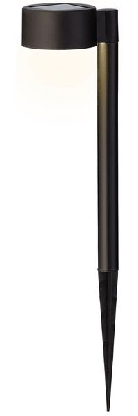 Lumineo LED Solarleuchte, Farbwechsel, warmweiß, LED Solar Außenleuchte 30cm Kunststoff Warmweiß