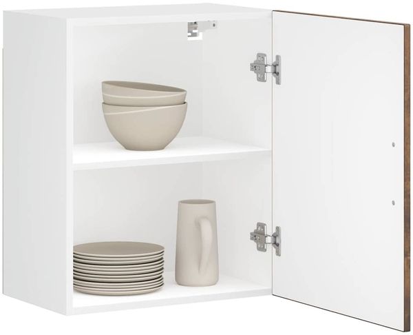 vidaXL Küchen-Hängeschränke 2 Stk. Porto Räuchereiche Holzwerkstoff 854048