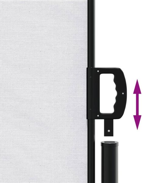 vidaXL Seitenmarkise Ausziehbar Weiß 140x600 cm 4004511 Bild 6